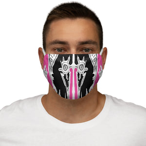 Pink Rooster Designer Mask