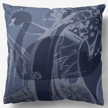 Load image into Gallery viewer, This decorative throw pillow is made of a polyester Blend, soft and easy to care for. Add a touch of graceful color to your bedroom, guest room or kids’ room. Designed by Joe Ginsberg. 
