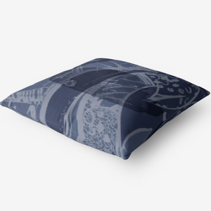 This grey blue decorative throw pillow is made of a polyester Blend, soft and easy to care for. Add a touch of graceful color to your bedroom, guest room or kids’ room. Designed by Joe Ginsberg. 