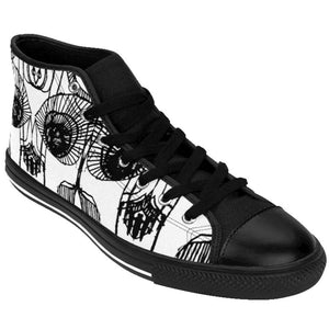 Skeleton High-top Designer Sneakers