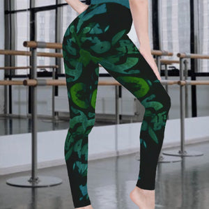 Green Dream Designer Yoga Pants