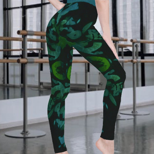 Green Dream Designer Yoga Pants