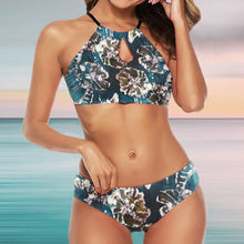 Load image into Gallery viewer, Super sweet bikini just for you. Material: 86% Polyester &amp; 14% Spandex. Stretchy, soft and comfortable. Top: Adjustable back straps.
