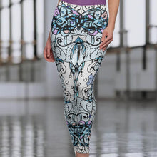 Load image into Gallery viewer, Light Blue Casual Designer Leggings
