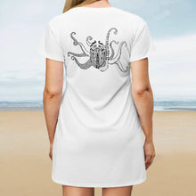 Load image into Gallery viewer, Octopus Designer T-Shirt Dress
