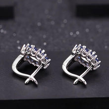 Load image into Gallery viewer, Natural Blue Sapphire Stud Earrings
