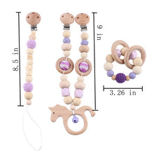 Load image into Gallery viewer, Handmade wooden Baby Toys | Multiple Colors
