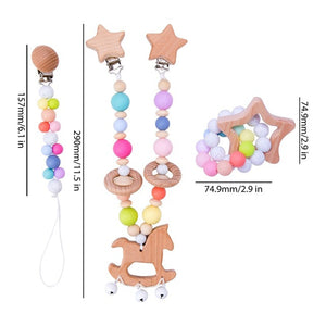 Handmade wooden Baby Toys | Multiple Colors