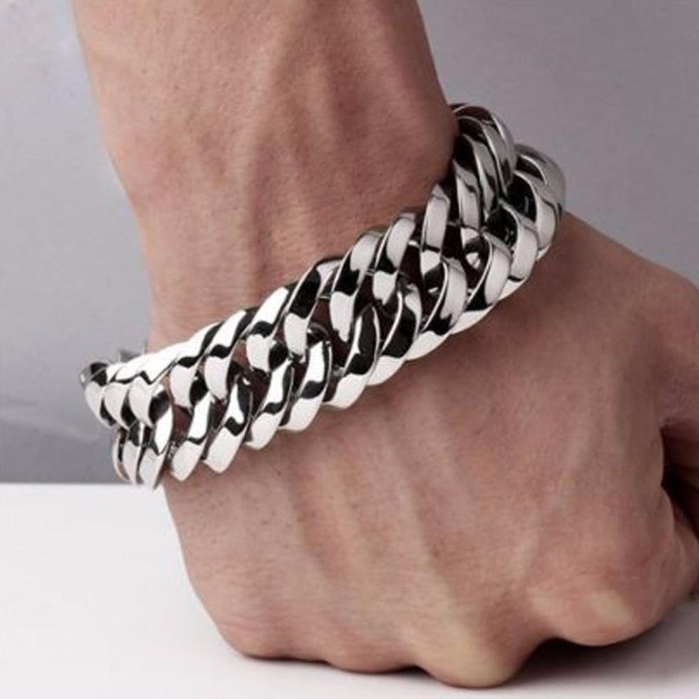 Cool Stainless Steel Bracelet for Men at Ace Shopping Club.