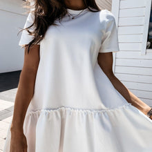 Load image into Gallery viewer, Ruffled Plain Mini Dress | Multiple Colors
