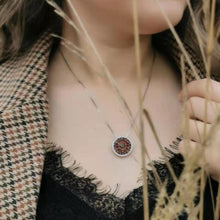 Load image into Gallery viewer, Red Garnet Pendant Necklace

