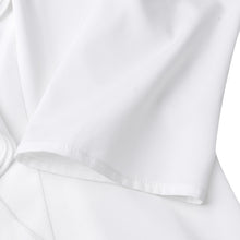 Load image into Gallery viewer, Super stylish white blouse just for you! Decoration: Ruffles. Sleeve Style: Regular. Material: Polyester and Spandex. Free shipping.
