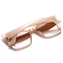 Load image into Gallery viewer, Super cool sunglasses just for you! Lenses Material: Polycarbonate. Style: Square. Frame Material: Polycarbonate. Certification: CE. Lenses Optical Attribute: UV400. Lens Height: 45mm. Lens Width: 56mm. Free shipping.
