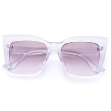 Load image into Gallery viewer, Super cool c-thru sunglasses just for you! Lenses Material: Polycarbonate. Style: Square. Frame Material: Polycarbonate. Certification: CE. Lenses Optical Attribute: UV400. Lens Height: 45mm. Lens Width: 56mm. Free shipping.
