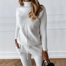 Load image into Gallery viewer, Sweet white sweatshirt and pants just for you. Pant Length: Full Length. Material: Acetate, Acrylic, Microfiber. Material Composition: Natural fiber
